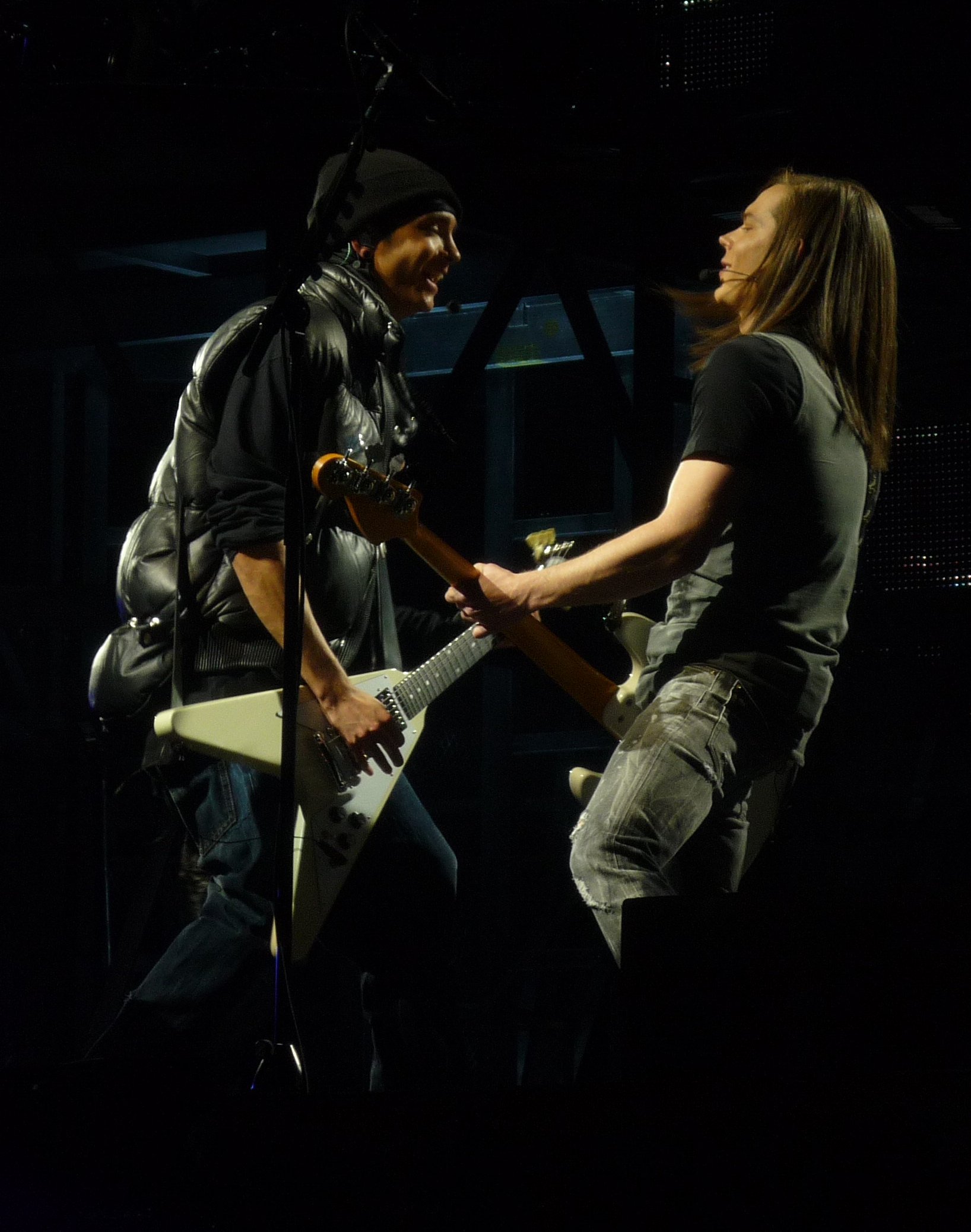 Tom Kaulitz et Georg Listing à Zurich, 2010